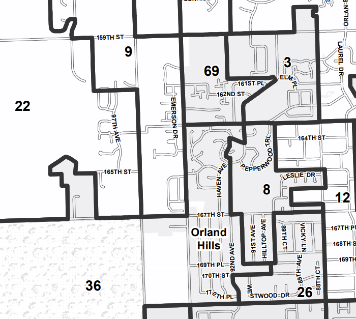 Orland Hills Precincts 1